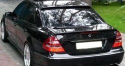 2 699 р. Козырёк AMG на заднее лобовое стекло автомобиля  Mercedes-Benz E-Class  W211 (2002-2009) (Неокрашенный). Увеличить фотографию 2