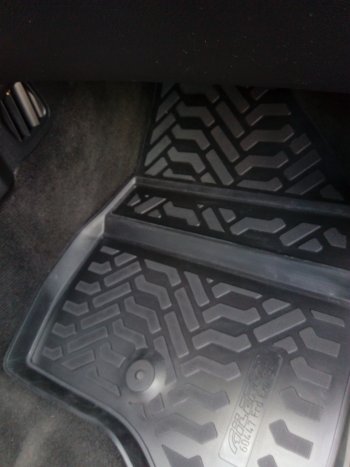 1 559 р. Комплект ковриков в салон Aileron 3D (с подпятником)  Ford Explorer  U502 (2015-2019). Увеличить фотографию 1