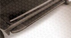 Алюминиевые пороги Slitkoff Optima Black Great Wall Hover H3  рестайлинг (2014-2016)