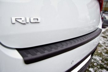 679 р. Защитная накладка заднего бампера Тюн-Авто  KIA Rio  4 FB (2016-2020). Увеличить фотографию 1