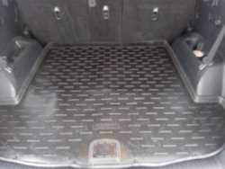 1 399 р. Коврик в багажник (7 мест со сложенным 3 рядом) Aileron  KIA Sorento  UM/Prime (2014-2020). Увеличить фотографию 1