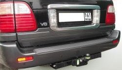 9 599 р. Фаркоп Лидер Плюс (до 2000 кг)  Lexus LX  470 (1998-2002), Toyota Land Cruiser  100 (1998-2007) (Без электропакета). Увеличить фотографию 1