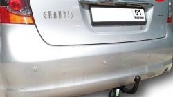 8 249 р. Фаркоп Лидер Плюс  Mitsubishi Grandis (2003-2009) (Без электропакета). Увеличить фотографию 1