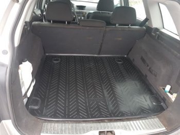 1 359 р. Коврик в багажник Aileron  Opel Astra  H (2004-2015). Увеличить фотографию 1