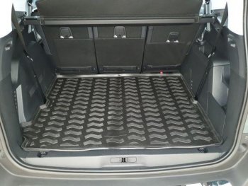 Коврик багажника Aileron (5 мест, сложен 3 ряд) Peugeot 5008 T87 дорестайлинг (2017-2020)