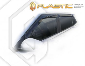 2 099 р. Ветровики дверей CA-Plastic  Hyundai Creta  SU (2021-2024) (Classic полупрозрачный). Увеличить фотографию 1