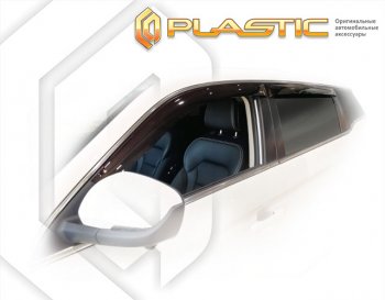 2 199 р. Ветровики дверей CA-Plastic  Geely Atlas Pro  NL3 (2019-2024) (Classic полупрозрачный). Увеличить фотографию 1