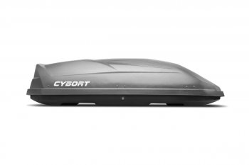 43 999 р. Багажный бокс CYBORT CarNet (460 л/206x86x40 см, двухсторонний, быстросъемные крепления краб) на крышу   (серый металлик). Увеличить фотографию 1